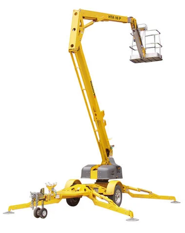 Lift Boomlift Towable 43′, 51′ & 61′ Haulotte Towable Knuckle and Straight Booms